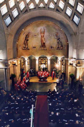 La cerimonia dell’inaugurazione dell’anno giudiziario 2006 della Corte di appello penale militare