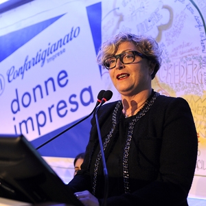Edgarda Fiorini,  presidente di  Donne Impresa Confartigianato