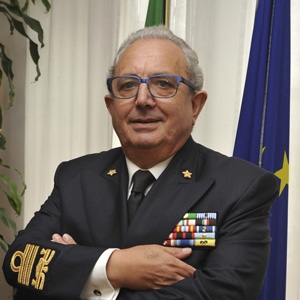 L’Ammiraglio Ispettore Capo Felicio Angrisano, Comandante Generale delle Capitanerie di Porto e della Guardia Costiera