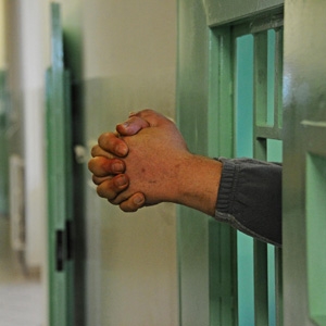 Il corridoio di un istituto penitenziario