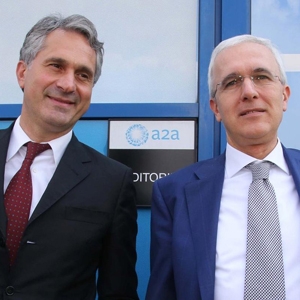Luca Valerio Camerano e Giovanni Valotti, rispettivamente  amministratore delegato e presidente di A2A