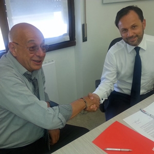 Giuliano Terzi, presidente di Aime e Cristian Acquistapace direttore E.ON.