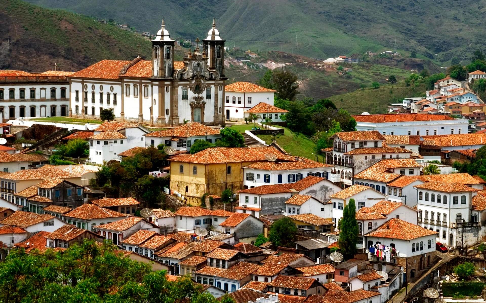 La città di Vila Rica de Ouro Preto